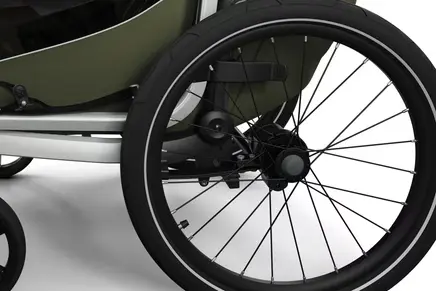 smooth ride thanks to suspension