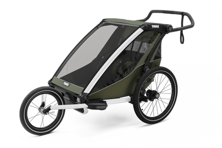 multi-functionality of the Thule Chariot Lite single bike trailer