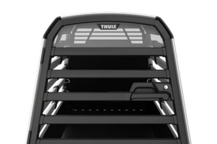 Thule Allax crate offers good visibility and ventilation for the dog