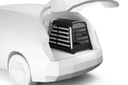 how to fit a dog crate to your car and dog size