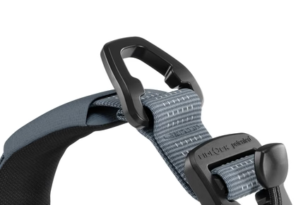 D-ring for leash attachment on dog collar