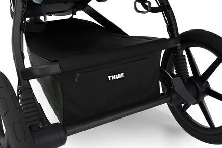 Basket access with Thule Urban Glide reversible seat