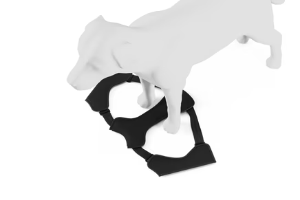 Thule Cappy harness is put on via the legs, not over the head