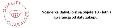 10-year warranty on BabyBjörn baby carriers