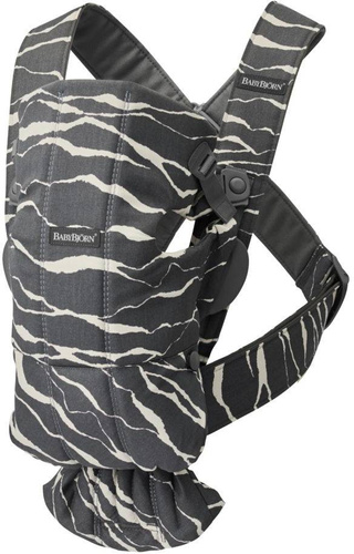 BABYBJÖRN - Baby Carrier MINI Cotton, Anthracite/Landscape Print 