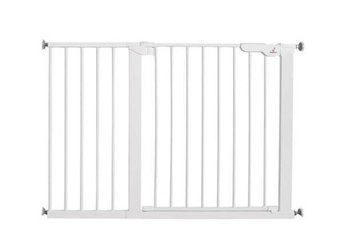 Baby Dan - Premier Safety Gate +  2 extension 7 cm + panel 32 cm, white