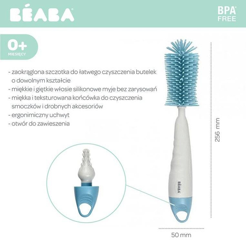 Beaba - Silicone brush for bottles and teats