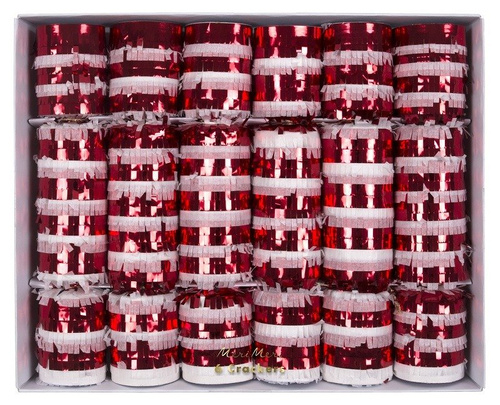 Candy Cane Fringe Cracker