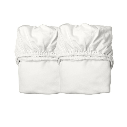 LEANDER - sheet for baby cot 2 pcs, snow
