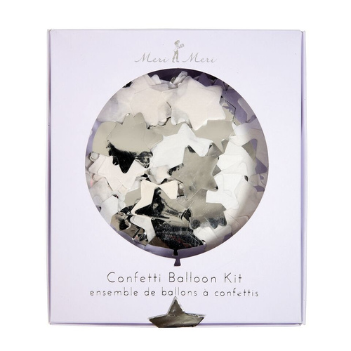 Meri Meri – Confetti Silver Balloon Kit