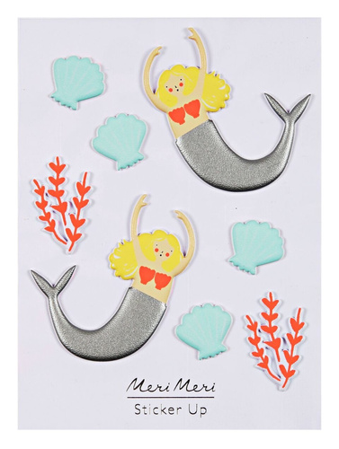 Meri Meri – Mermaid Puffy Stickers