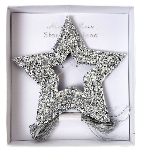 Meri Meri – Silver Stars Mini Garland