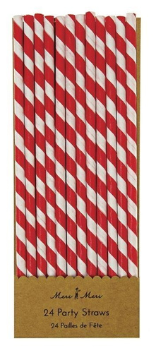 Red Striped Straws