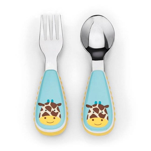 Skip Hop - Little kid fork & spoon Giraffe