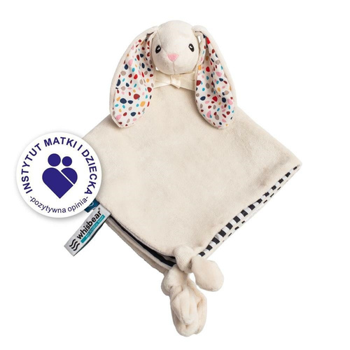 Whisbear -  DouDou Comfort Blanket Bunny (cream)