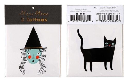 Witch & Cat Tattoos