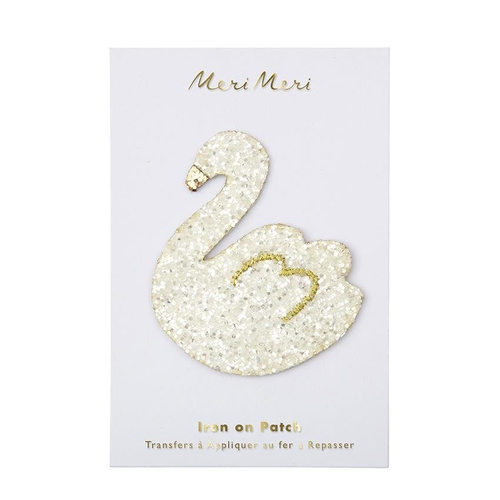 glitter Swan Patch