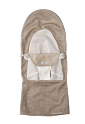 BABYBJORN - Fabric Seat for Baby Bouncer Balance Soft, Grey Beige/White, Mesh