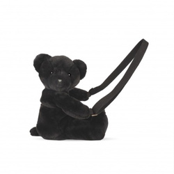 DOUDOU – plush teddy bear shoulder bag, Doudou et Compagnie, black