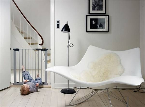 Baby Dan - Premier Safety Gate, silver