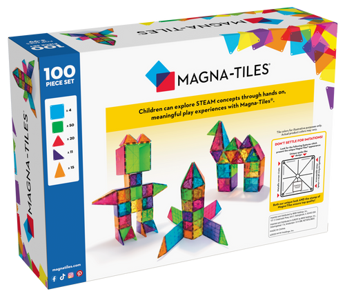 MAGNA-TILES - magnetic tiles Classic - 100 el.