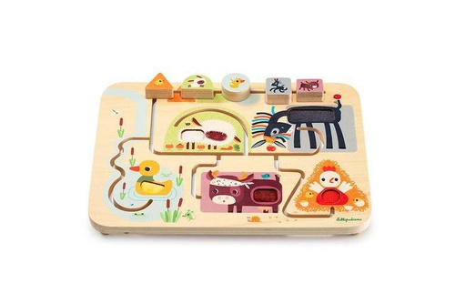 LILLIPUTIENS - Farma wooden sensory labyrinth 18 m +