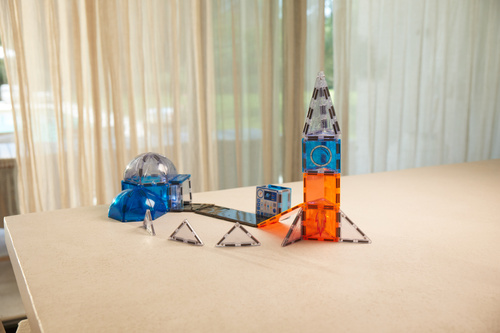 CLEVERCLIXX – Space Mission Pack magnetic tiles – 47 pieces