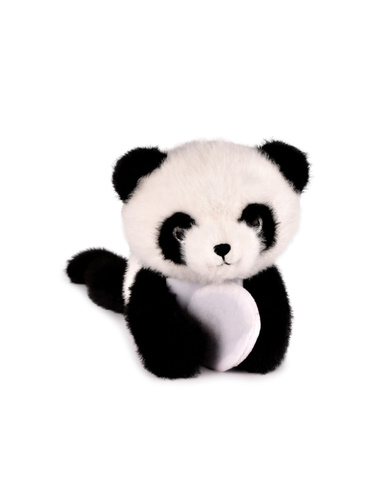 DOUDOU - magnetic plush Podcoll Panda, Histoire d'Ours, 30 cm, black and white