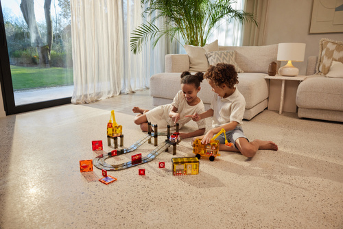 CLEVERCLIXX - Construction Builder Pack Intense magnetic blocks - 48 pcs.