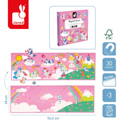 Janod - Magnetic puzzle Unicorns Magneti'stories 3+