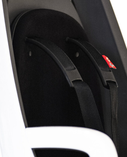 Hamax - Caress w/lockable bracket (frame mounted) -  Dark Grey/red