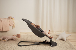 BABYBJÖRN - Bouncer Balance Soft  Woven/Jersey Tri Fabric, Dark Grey