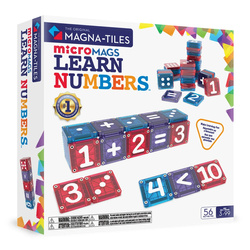MAGNA-TILES - magnetic blocks microMAGS LEARN Numbers 56 pcs.