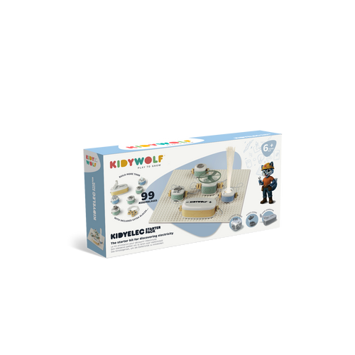 Kidywolf - KIDYELEC-STARTER - little electrician's starter kit, 11 pieces