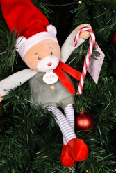 DOUDOU - Christmas pixy plush with house, Doudou et Compagnie, 27 cm, Farceur Cotillon