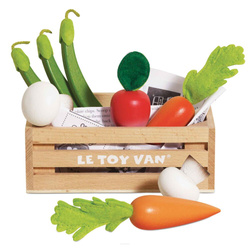Le Toy Van – Wooden Crate of Vegetables