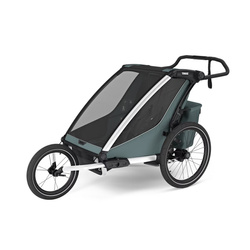 Child bicycle trailer, double - Thule Chariot Cross 2 - Dark Slate
