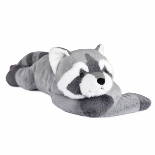 DOUDOU – Podcoll weighted plush raccoon, Histoire d'Ours, 75 cm, grey