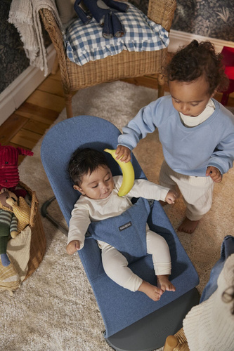 BABYBJÖRN - Bouncer BLISS Woven - Mélange, Blue