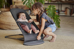 BABYBJÖRN - Bouncer Bliss - Charcoal Grey, 3D Jersey