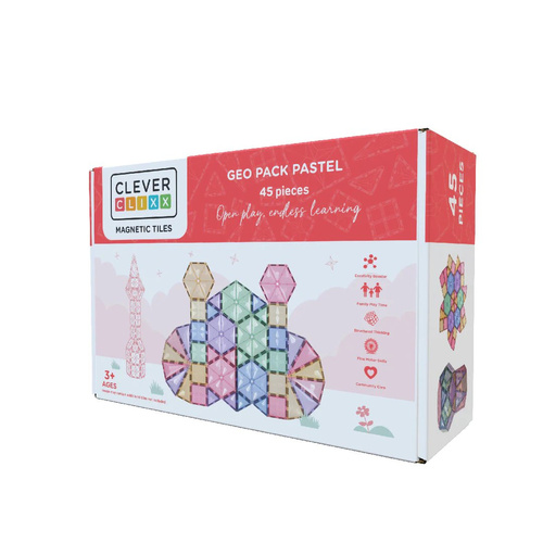 Geo Pack Pastel - 45 Pieces