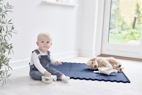 Baby Dan – foam play mat, dusty blue