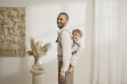 BABYBJORN - Baby Carrier Harmony, Woven, Light Beige mélange
