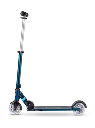 MICRO - two-wheeled scooter for children from 5 years Sprite LED, green purple