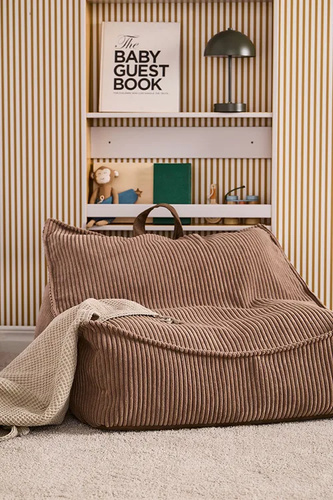 KID'S CONCEPT - beanbag, grey / brown