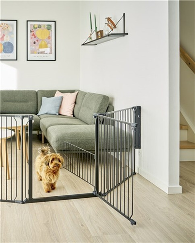 DogSpace - King Mommy+ Supreme Puppystay Pen / Dog Room Divider , Black