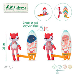 LILLIPUTIENS Magical surfer Alice's surfer cuddly bath toy 12 m+