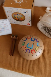 TAMBÚ - 8" tongue drum, 11 tones, golden star