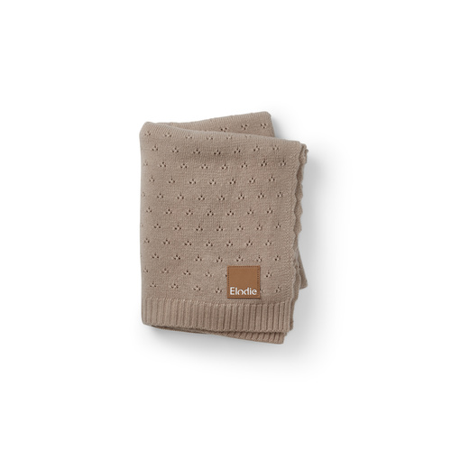 Elodie Details - Pointelle Blanket - Tender Taupe