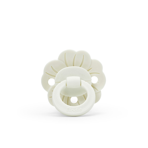 ELODIE DETAILS - Binky Bloom latex pacifier 3 m+, vanilla white